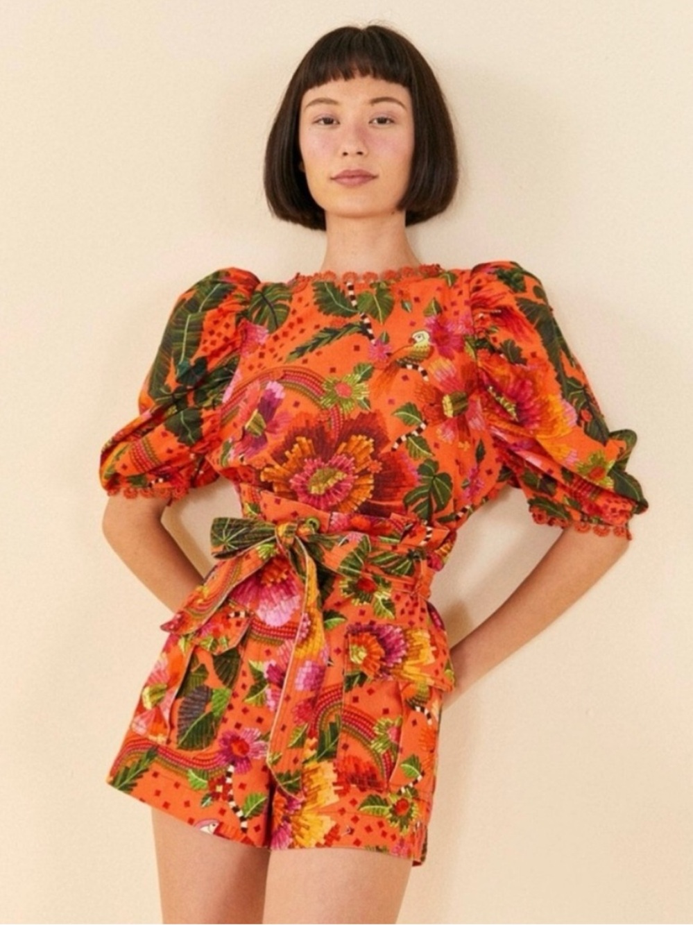 NWOT FARM RIO BLOOMING GARDEN SHORTS (just the shorts!)